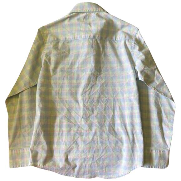 Tommy Hilfiger EUC Boys Multicolor Plaid Button Front Shirt Size 8 - Picture 4 of 4